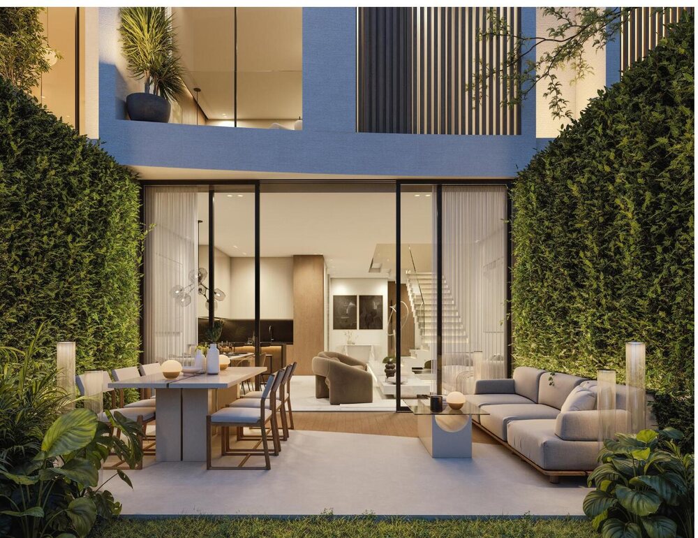 The Bloom villa outdoor terrace and garden